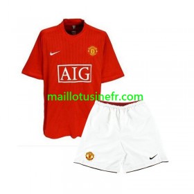 Maillot de Foot Manchester United 2007 Domicile Retro - Enfant